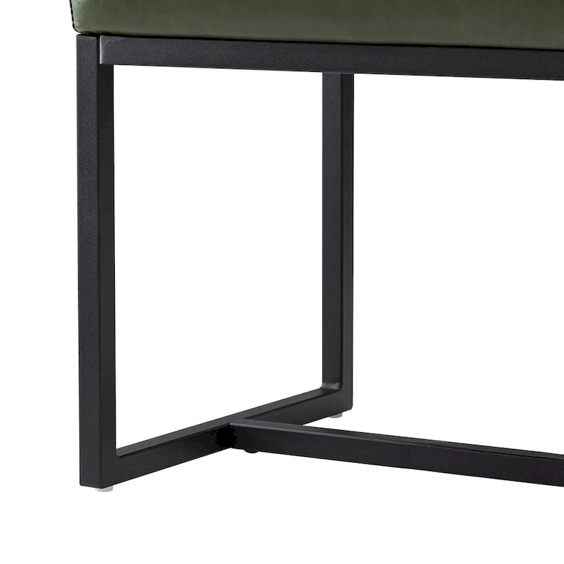 Ensemble de 2 poufs repose-pieds capitonnés 24W