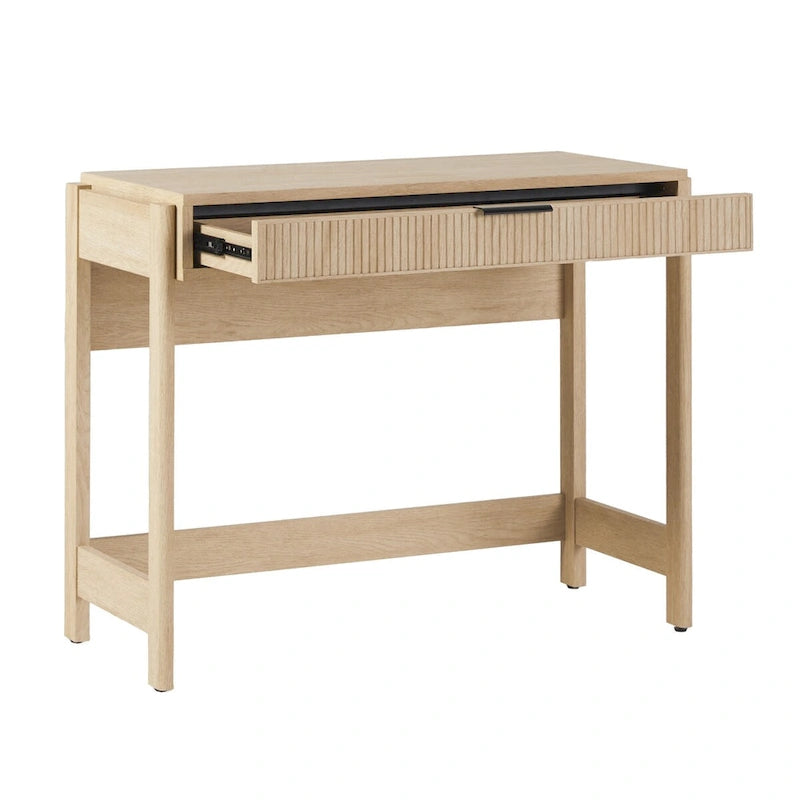 Bureau à tiroir cannelé
