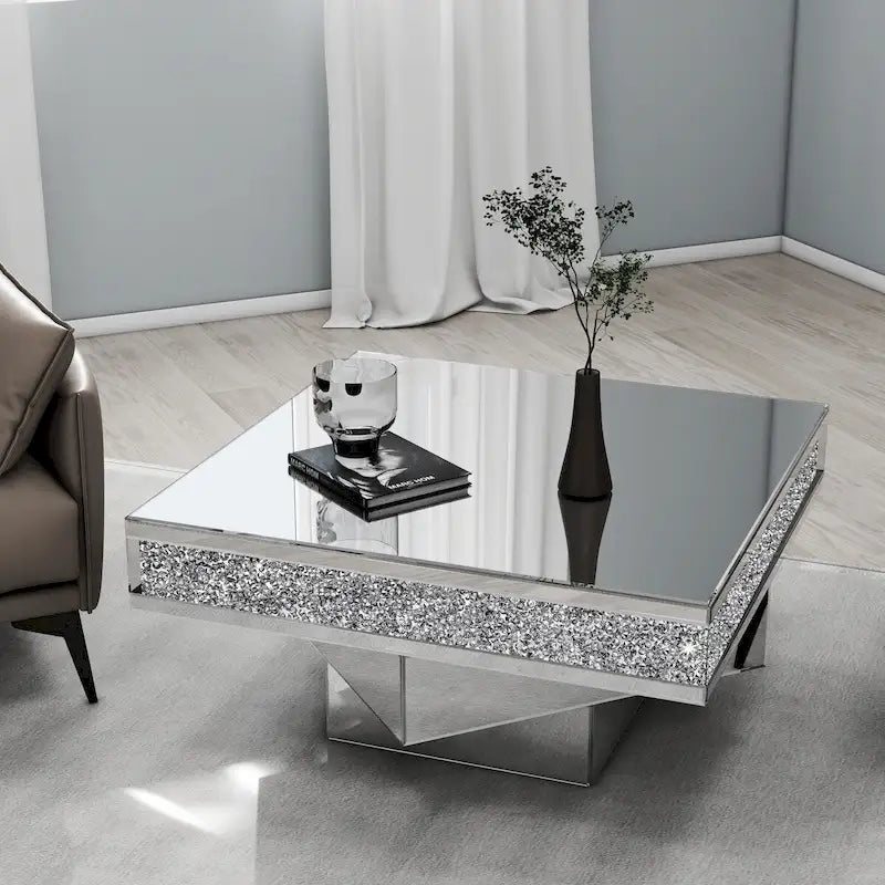 Table d'appoint Table basse Triple miroir Diamant
