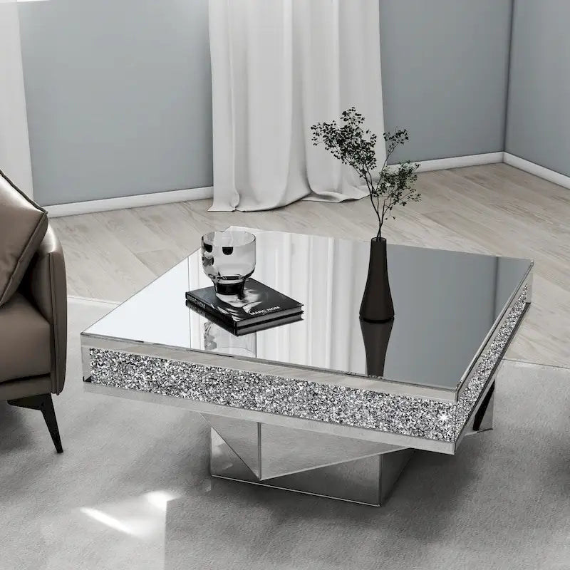 Table d'appoint Table basse Triple miroir Diamant