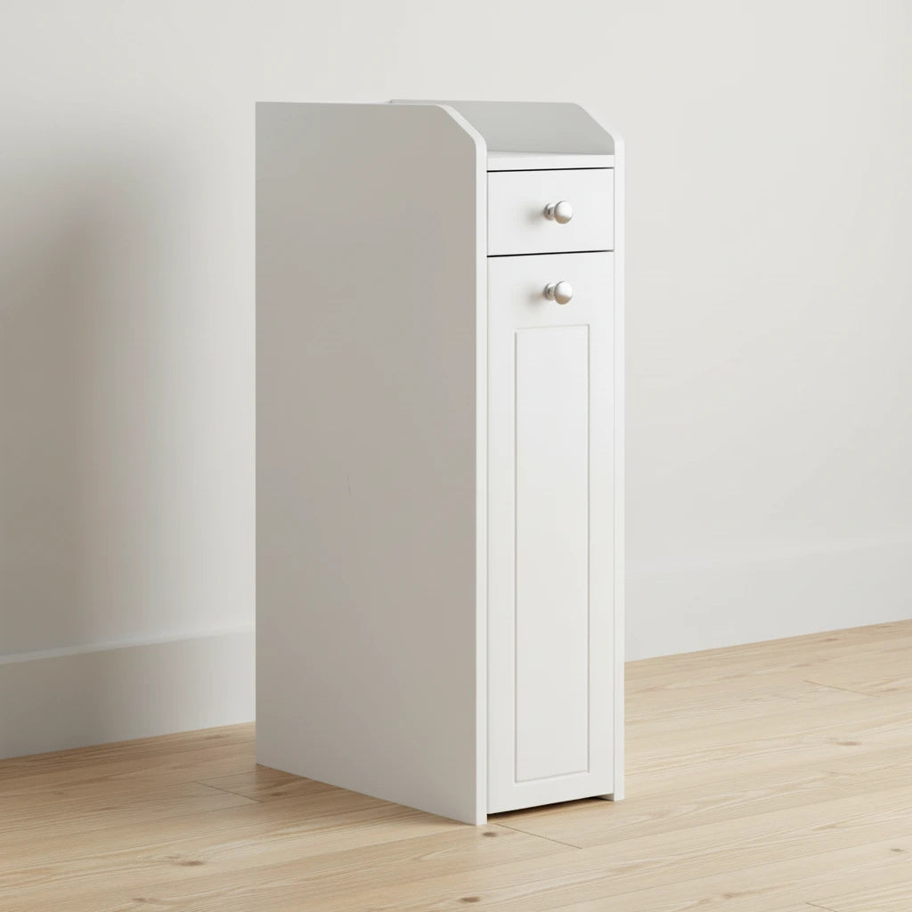 Small Bathroom Storage Cabinet - 15.7D x 7W x 27.5H