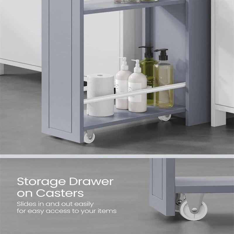 Meuble de rangement pour salle de bain - 15,7P x 7L x 27,5H